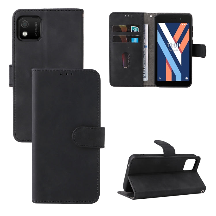 Custodia per telefono in pelle con vibrazione magnetica Skin Feel, For TCL 30 5G/30+ 5G, For TCL 30 SE, For vivo Y76 5G/Y76S 5G/Y74S, For Wiko Y52