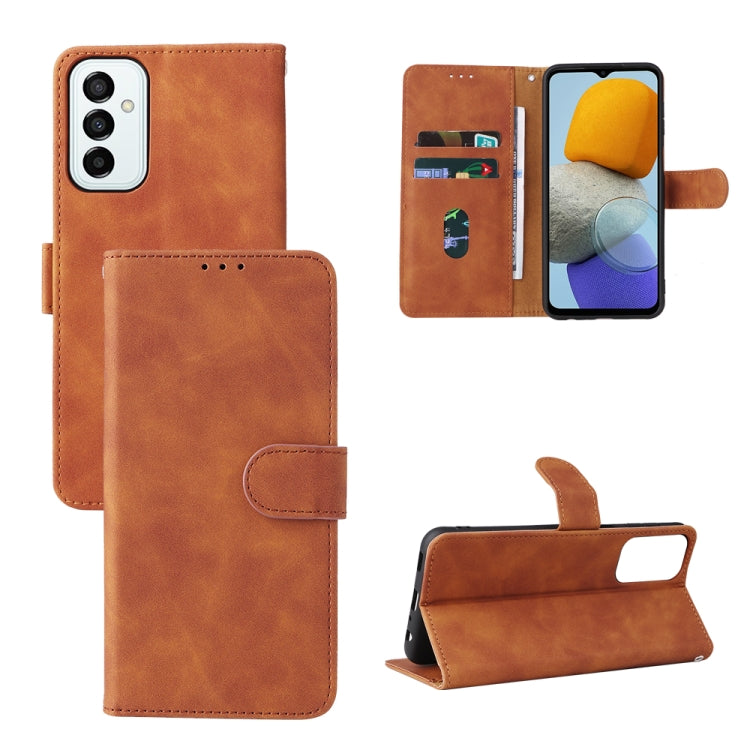 Custodia per telefono in pelle con vibrazione magnetica Skin Feel, For Samsung Galaxy M23 5G