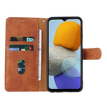 Custodia per telefono in pelle con vibrazione magnetica Skin Feel, For Samsung Galaxy M23 5G