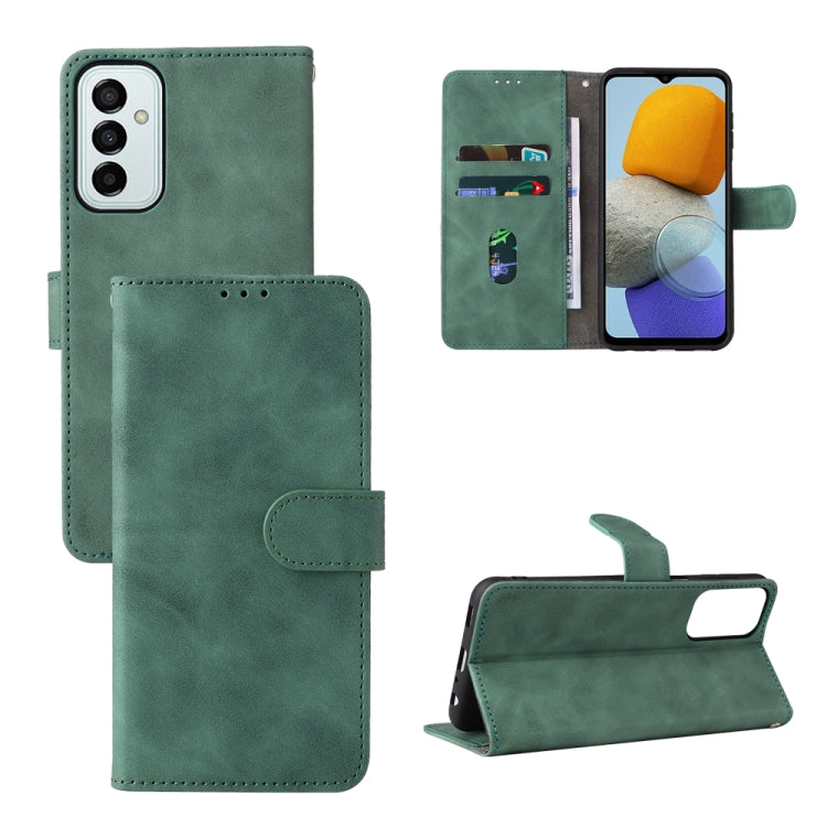 Custodia per telefono in pelle con vibrazione magnetica Skin Feel, For Samsung Galaxy M23 5G