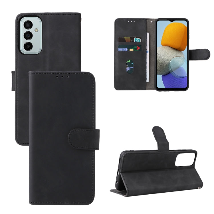 Custodia per telefono in pelle con vibrazione magnetica Skin Feel, For Samsung Galaxy M23 5G