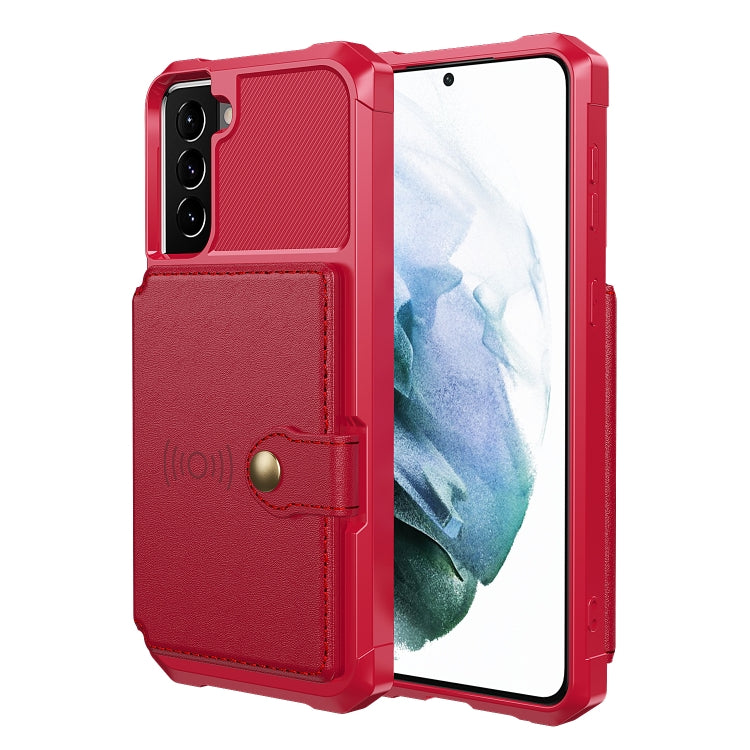 Portafoglio magnetico Custodia in pelle per telefono, For Samsung Galaxy S21 5G, For Samsung Galaxy S21+ 5G, For Samsung Galaxy S21 Ultra 5G, For Samsung Galaxy S20