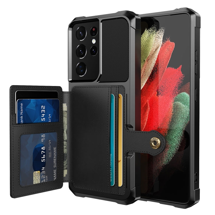 Portafoglio magnetico Custodia in pelle per telefono, For Samsung Galaxy S21 5G, For Samsung Galaxy S21+ 5G, For Samsung Galaxy S21 Ultra 5G, For Samsung Galaxy S20