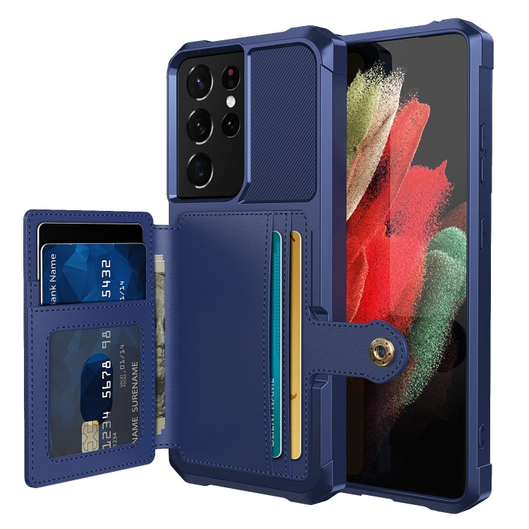 Portafoglio magnetico Custodia in pelle per telefono, For Samsung Galaxy S21 5G, For Samsung Galaxy S21+ 5G, For Samsung Galaxy S21 Ultra 5G, For Samsung Galaxy S20