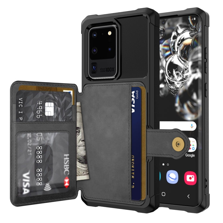 Portafoglio magnetico Custodia in pelle per telefono, For Samsung Galaxy S20+, For Samsung Galaxy S20 Ultra, For Samsung Galaxy Note20, For Samsung Galaxy Note20 Ultra