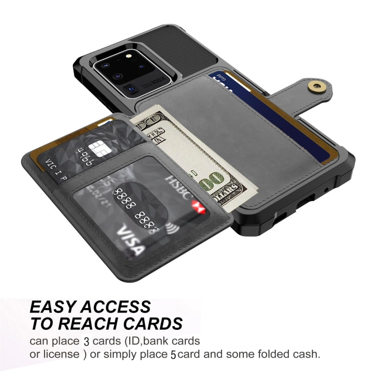 Portafoglio magnetico Custodia in pelle per telefono, For Samsung Galaxy S20+, For Samsung Galaxy S20 Ultra, For Samsung Galaxy Note20, For Samsung Galaxy Note20 Ultra