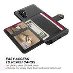 Portafoglio magnetico Custodia in pelle per telefono, For Samsung Galaxy Note10, For Samsung Galaxy Note10+, For Samsung Galaxy S10, For Samsung Galaxy S10e