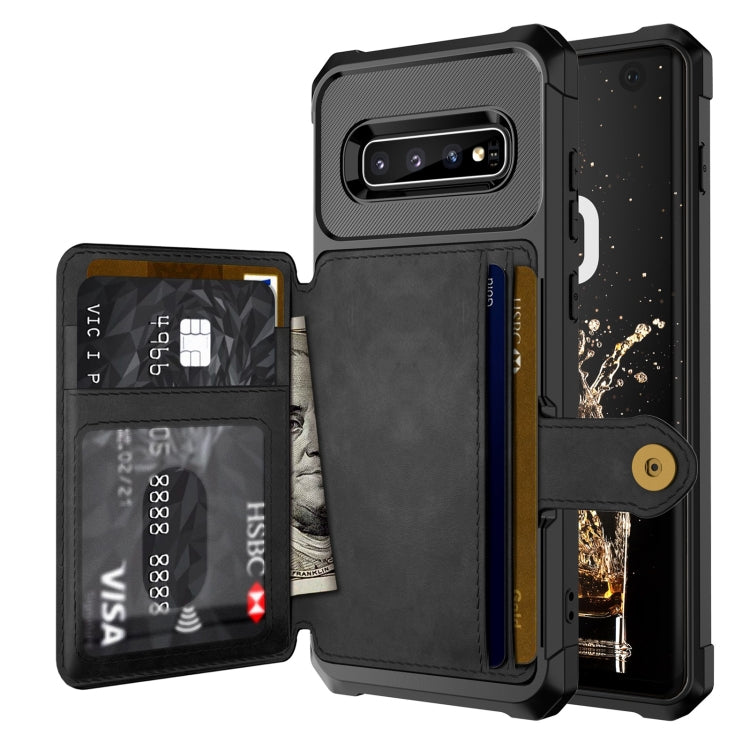 Portafoglio magnetico Custodia in pelle per telefono, For Samsung Galaxy Note10, For Samsung Galaxy Note10+, For Samsung Galaxy S10, For Samsung Galaxy S10e