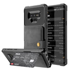 Portafoglio magnetico Custodia in pelle per telefono, For Samsung Galaxy S10+, For Samsung Galaxy Note9, For Samsung Galaxy S9, For Samsung Galaxy S9+