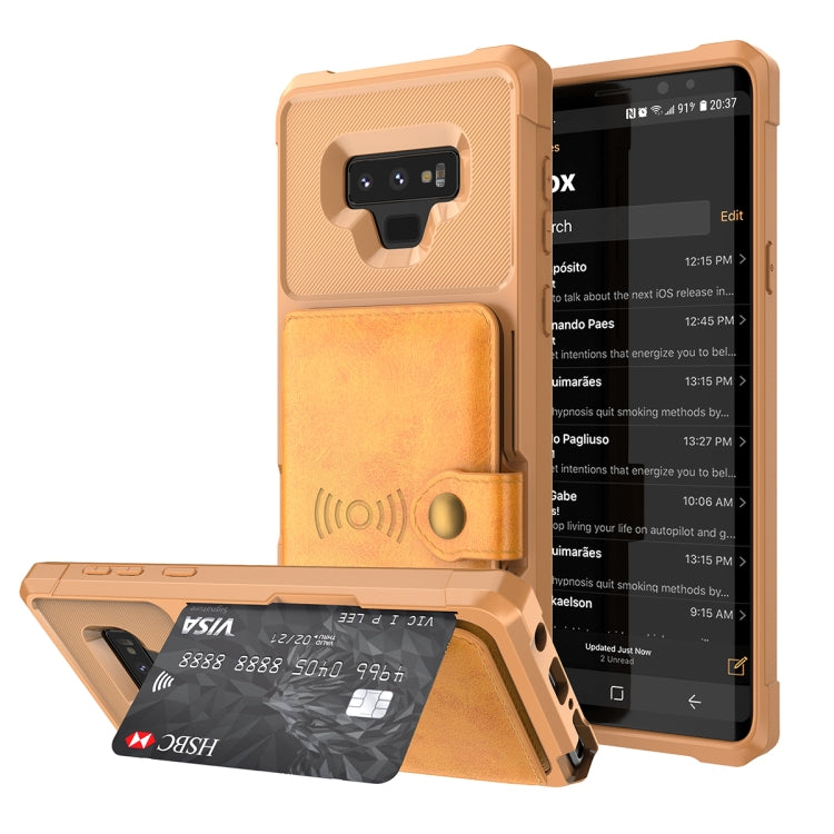 Portafoglio magnetico Custodia in pelle per telefono, For Samsung Galaxy S10+, For Samsung Galaxy Note9, For Samsung Galaxy S9, For Samsung Galaxy S9+