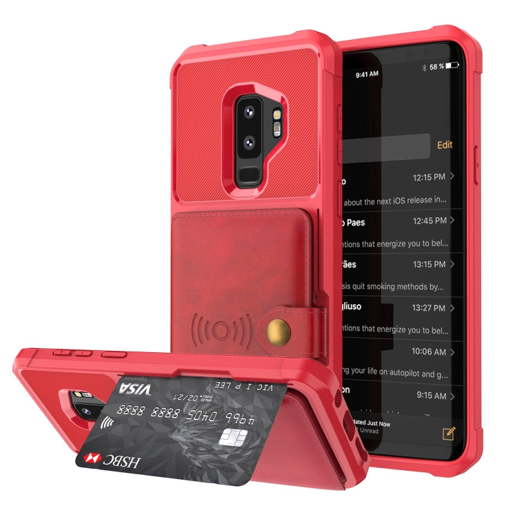 Portafoglio magnetico Custodia in pelle per telefono, For Samsung Galaxy S10+, For Samsung Galaxy Note9, For Samsung Galaxy S9, For Samsung Galaxy S9+