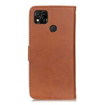KHAZNEH Custodia per telefono in pelle a conchiglia orizzontale con trama in pelle bovina, For Xiaomi Redmi 10A, For Samsung Galaxy M23 / F23