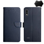 Custodia per telefono flip in vera pelle a prova di impronte digitali, For LG K22, For LG K42, For LG K52, For LG Velvet 2 Pro