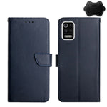 Custodia per telefono flip in vera pelle a prova di impronte digitali, For LG K22, For LG K42, For LG K52, For LG Velvet 2 Pro