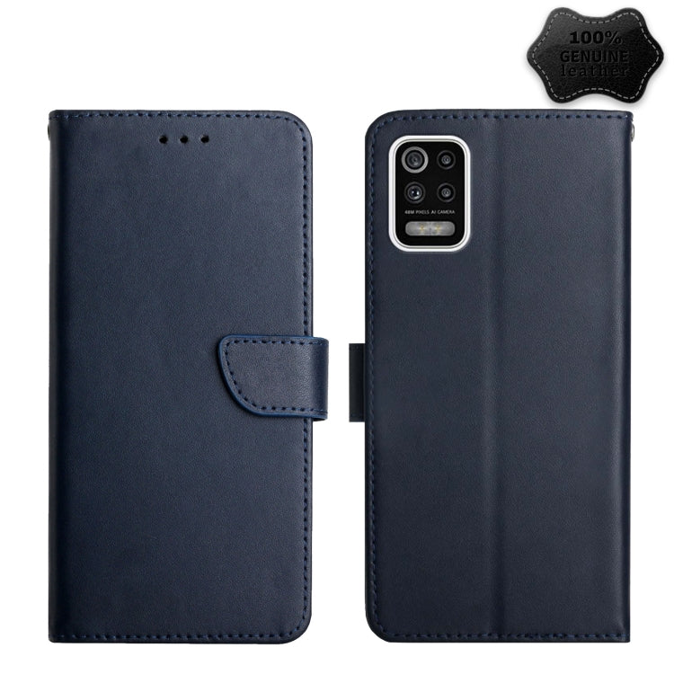 Custodia per telefono flip in vera pelle a prova di impronte digitali, For LG K22, For LG K42, For LG K52, For LG Velvet 2 Pro