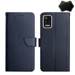 Custodia per telefono flip in vera pelle a prova di impronte digitali, For LG K22, For LG K42, For LG K52, For LG Velvet 2 Pro