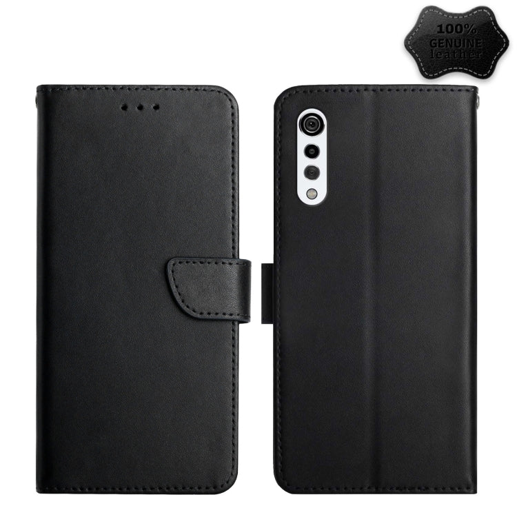 Custodia per telefono flip in vera pelle a prova di impronte digitali, For LG K22, For LG K42, For LG K52, For LG Velvet 2 Pro