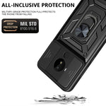 Cover per fotocamera scorrevole Design Custodia per telefono in TPU + PC, For Nokia C10, For Nokia C30, For Nokia G10 / G20, For OPPO Realme 9 Pro+, For OPPO Realme 9i/A36