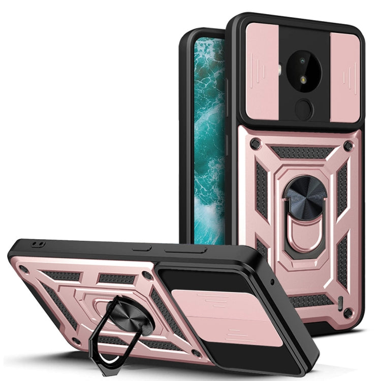 Cover per fotocamera scorrevole Design Custodia per telefono in TPU + PC, For Nokia C10, For Nokia C30, For Nokia G10 / G20, For OPPO Realme 9 Pro+, For OPPO Realme 9i/A36