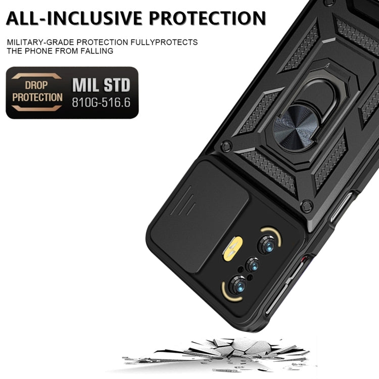Cover per fotocamera scorrevole Design Custodia per telefono in TPU + PC, For  Xiaomi Poco F3 GT/Redmi K40, For Xiaomi Redmi 10C 4G