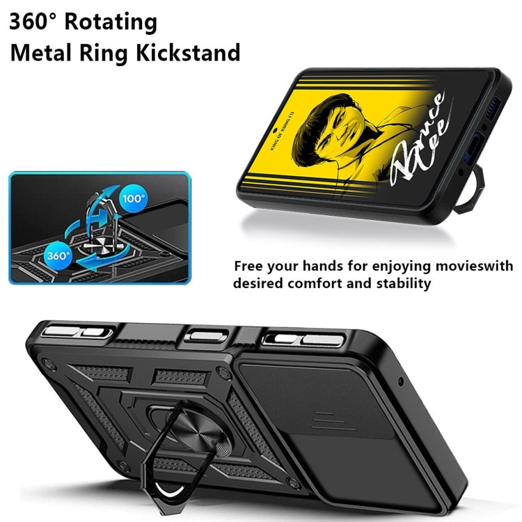 Cover per fotocamera scorrevole Design Custodia per telefono in TPU + PC, For  Xiaomi Poco F3 GT/Redmi K40, For Xiaomi Redmi 10C 4G