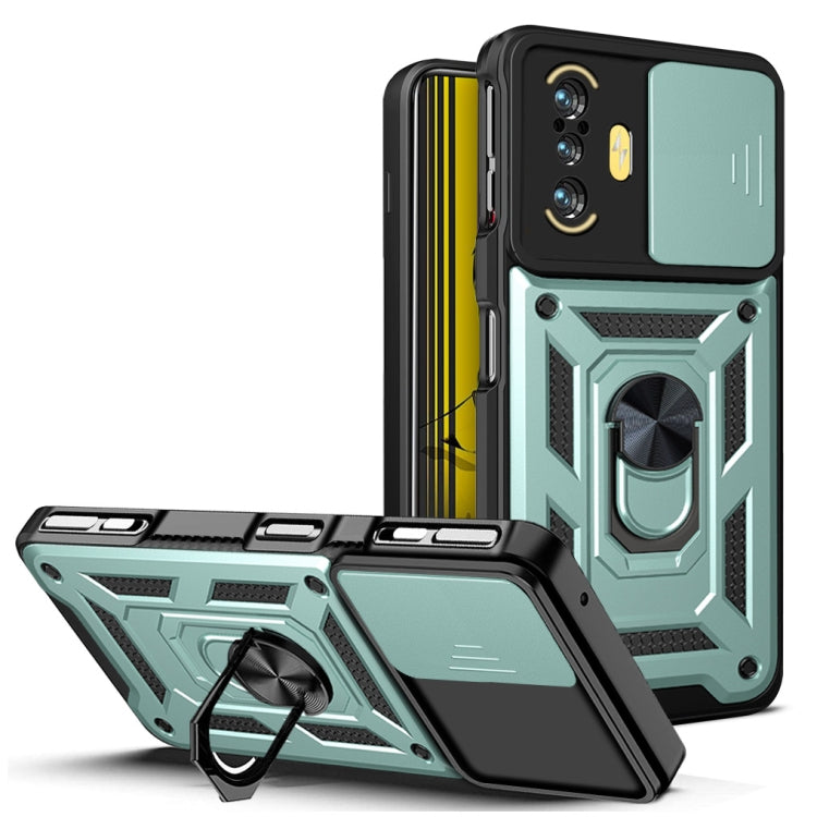 Cover per fotocamera scorrevole Design Custodia per telefono in TPU + PC, For  Xiaomi Poco F3 GT/Redmi K40, For Xiaomi Redmi 10C 4G