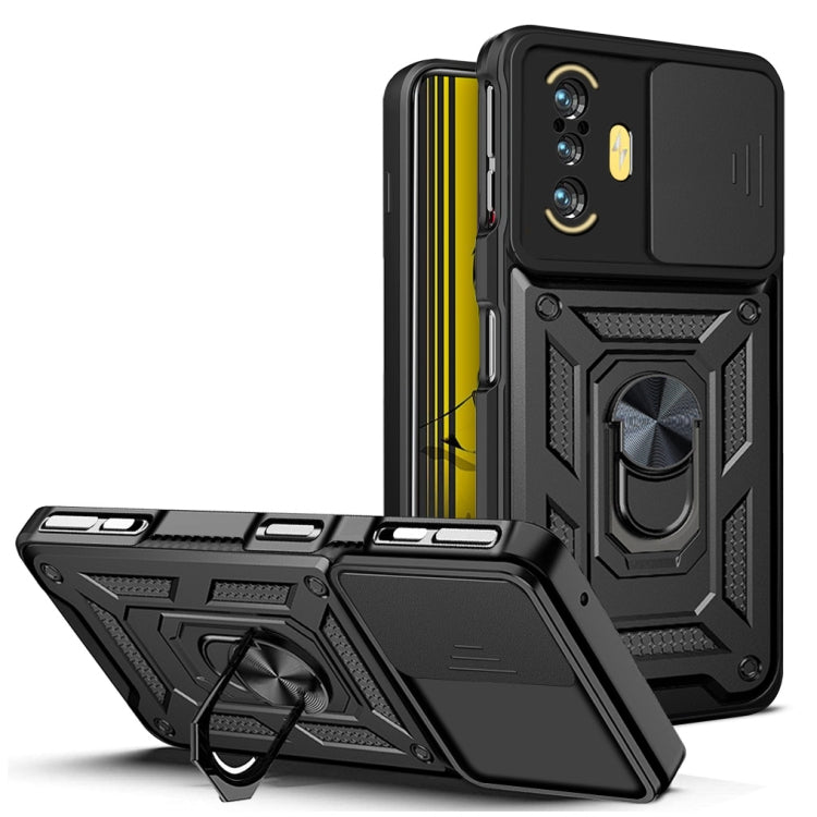 Cover per fotocamera scorrevole Design Custodia per telefono in TPU + PC, For  Xiaomi Poco F3 GT/Redmi K40, For Xiaomi Redmi 10C 4G