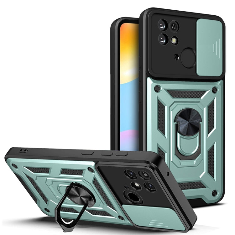 Cover per fotocamera scorrevole Design Custodia per telefono in TPU + PC, For  Xiaomi Poco F3 GT/Redmi K40, For Xiaomi Redmi 10C 4G