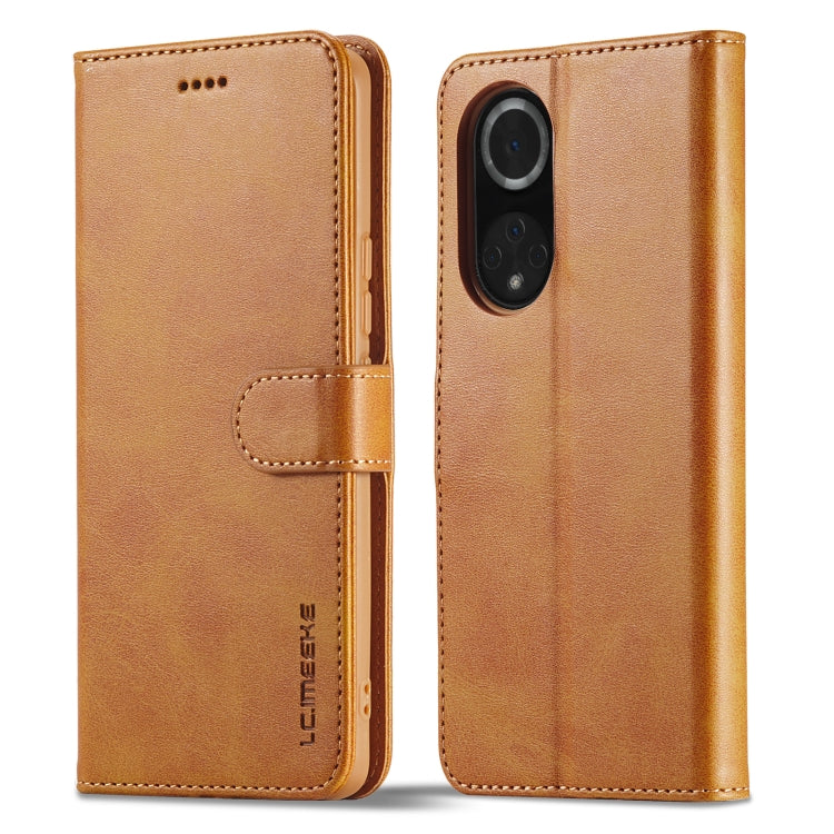 LC.IMEEKE Custodia per cellulare in pelle di vitello, For Honor 50 / nova 9, For Honor 50 Pro / nova 9 Pro, For Xiaomi Poco X4 Pro 5G, For Xiaomi Poco M4 Pro