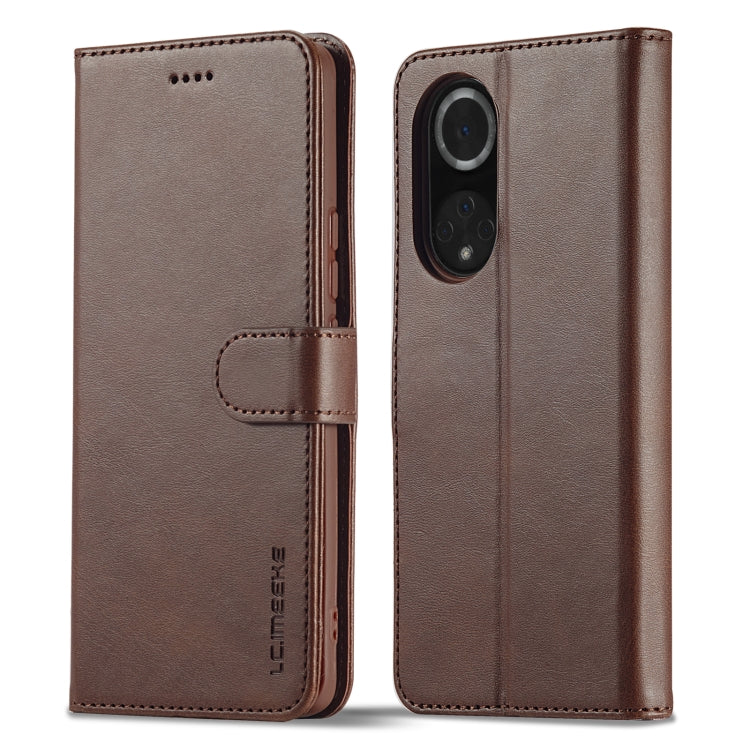 LC.IMEEKE Custodia per cellulare in pelle di vitello, For Honor 50 / nova 9, For Honor 50 Pro / nova 9 Pro, For Xiaomi Poco X4 Pro 5G, For Xiaomi Poco M4 Pro
