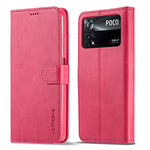 LC.IMEEKE Custodia per cellulare in pelle di vitello, For Honor 50 / nova 9, For Honor 50 Pro / nova 9 Pro, For Xiaomi Poco X4 Pro 5G, For Xiaomi Poco M4 Pro