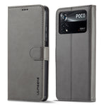 LC.IMEEKE Custodia per cellulare in pelle di vitello, For Honor 50 / nova 9, For Honor 50 Pro / nova 9 Pro, For Xiaomi Poco X4 Pro 5G, For Xiaomi Poco M4 Pro