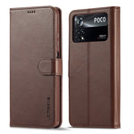 LC.IMEEKE Custodia per cellulare in pelle di vitello, For Honor 50 / nova 9, For Honor 50 Pro / nova 9 Pro, For Xiaomi Poco X4 Pro 5G, For Xiaomi Poco M4 Pro
