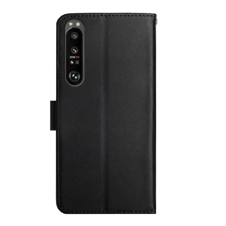 Custodia per telefono flip in vera pelle a prova di impronte digitali, For Sony Xperia 1 III, For Sony Xperia 5 III, For Sony Xperia 10 III, For Sony Xperia Ace II, For Sony Xperia 1 IV, For Sony Xperia 10 IV, For Sony Xperia Pro-I
