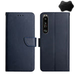 Custodia per telefono flip in vera pelle a prova di impronte digitali, For Sony Xperia 1 III, For Sony Xperia 5 III, For Sony Xperia 10 III, For Sony Xperia Ace II, For Sony Xperia 1 IV, For Sony Xperia 10 IV, For Sony Xperia Pro-I