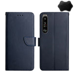Custodia per telefono flip in vera pelle a prova di impronte digitali, For Sony Xperia 1 III, For Sony Xperia 5 III, For Sony Xperia 10 III, For Sony Xperia Ace II, For Sony Xperia 1 IV, For Sony Xperia 10 IV, For Sony Xperia Pro-I