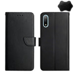Custodia per telefono flip in vera pelle a prova di impronte digitali, For Sony Xperia 1 III, For Sony Xperia 5 III, For Sony Xperia 10 III, For Sony Xperia Ace II, For Sony Xperia 1 IV, For Sony Xperia 10 IV, For Sony Xperia Pro-I