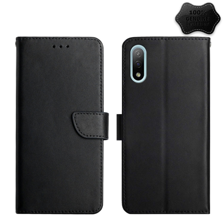 Custodia per telefono flip in vera pelle a prova di impronte digitali, For Sony Xperia 1 III, For Sony Xperia 5 III, For Sony Xperia 10 III, For Sony Xperia Ace II, For Sony Xperia 1 IV, For Sony Xperia 10 IV, For Sony Xperia Pro-I