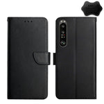 Custodia per telefono flip in vera pelle a prova di impronte digitali, For Sony Xperia 1 III, For Sony Xperia 5 III, For Sony Xperia 10 III, For Sony Xperia Ace II, For Sony Xperia 1 IV, For Sony Xperia 10 IV, For Sony Xperia Pro-I