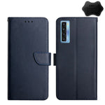 Custodia per telefono flip in vera pelle a prova di impronte digitali, For TCL 20 Pro 5G, For TCL 20 R 5G, For TCL 20 SE, For TCL 20L+, For TCL 10 SE, For TCL 30 SE, For TCL 205