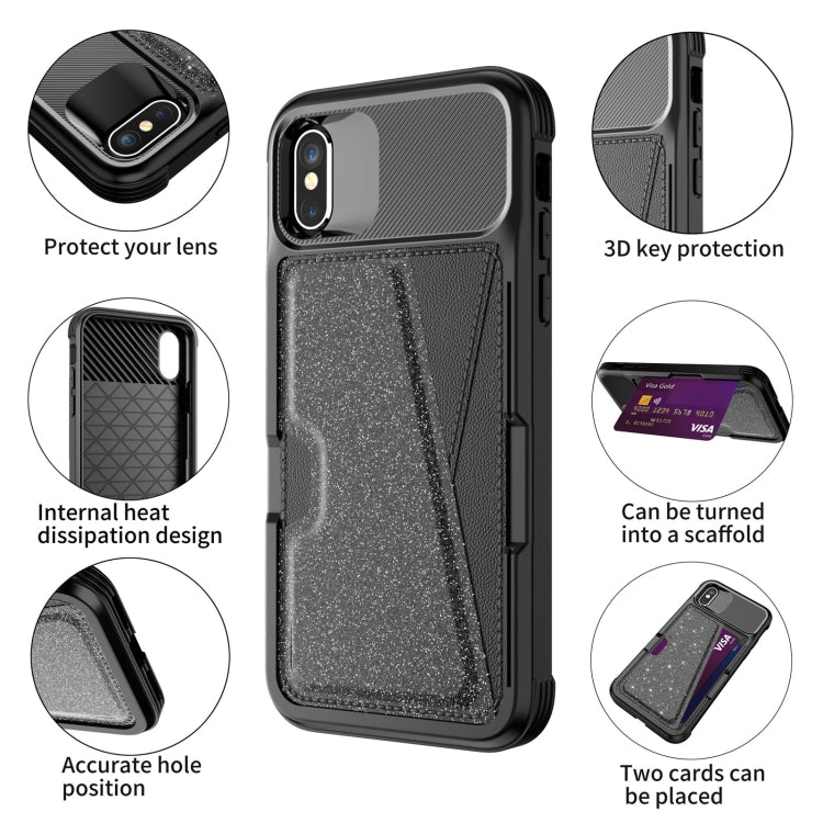 Custodia portafoglio in pelle con slot carte per iPhone