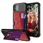 Custodia portafoglio in pelle con slot carte per iPhone