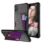 Custodia portafoglio in pelle con slot carte per iPhone