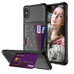 Custodia portafoglio in pelle con slot carte per iPhone