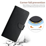 Custodia per telefono flip in vera pelle a prova di impronte digitali, For Wiko T3, For Fujitsu Arrows F-52B, For Kyocera Android One S9, For Sharp Aquos V6 / V6 Plus, For Sharp Aquos Wish SHG06, For Sharp Simple Sumaho 6