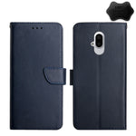 Custodia per telefono flip in vera pelle a prova di impronte digitali, For Wiko T3, For Fujitsu Arrows F-52B, For Kyocera Android One S9, For Sharp Aquos V6 / V6 Plus, For Sharp Aquos Wish SHG06, For Sharp Simple Sumaho 6
