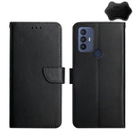 Custodia per telefono flip in vera pelle a prova di impronte digitali, For Wiko T3, For Fujitsu Arrows F-52B, For Kyocera Android One S9, For Sharp Aquos V6 / V6 Plus, For Sharp Aquos Wish SHG06, For Sharp Simple Sumaho 6