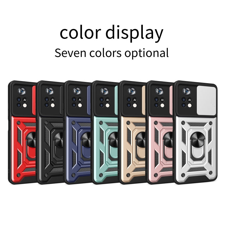 Cover per fotocamera scorrevole Design Custodia per telefono in TPU + PC, For Xiaomi Poco X4 Pro 5G, For Motorola Edge 20 Pro