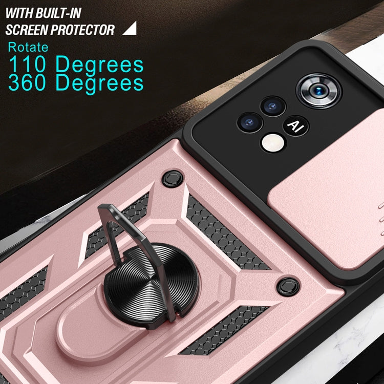 Cover per fotocamera scorrevole Design Custodia per telefono in TPU + PC, For Xiaomi Poco X4 Pro 5G, For Motorola Edge 20 Pro