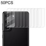 50 PZ mocolo 0.15mm 9H 2.5D Obiettivo fotocamera posteriore Pellicola in vetro temperato, For Samsung Galaxy S22 5G(50pcs)